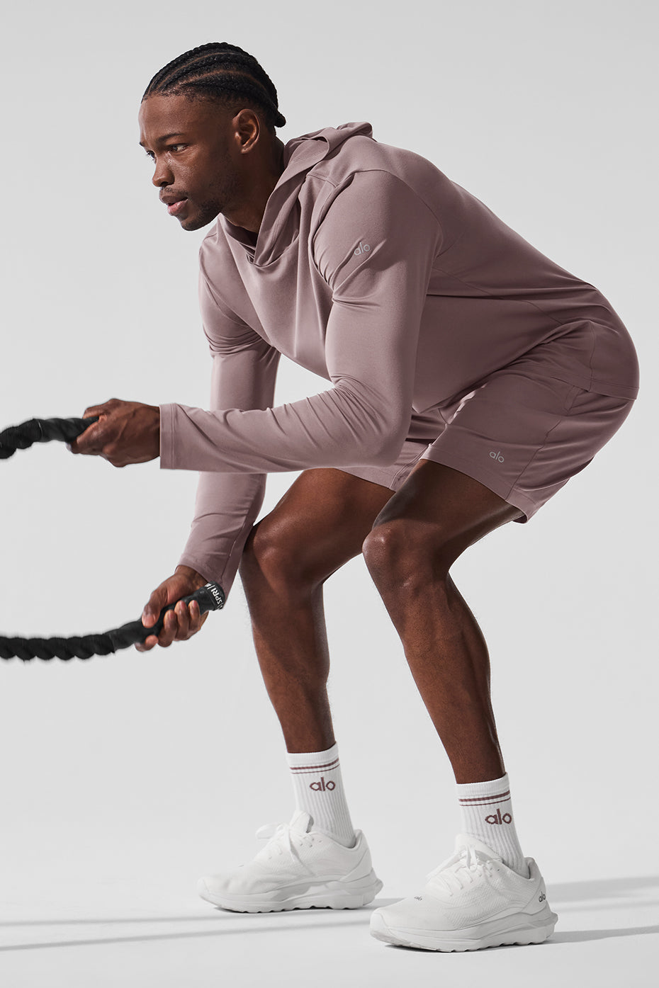 Conquer Reform Long Sleeve With Hood - Mushroom