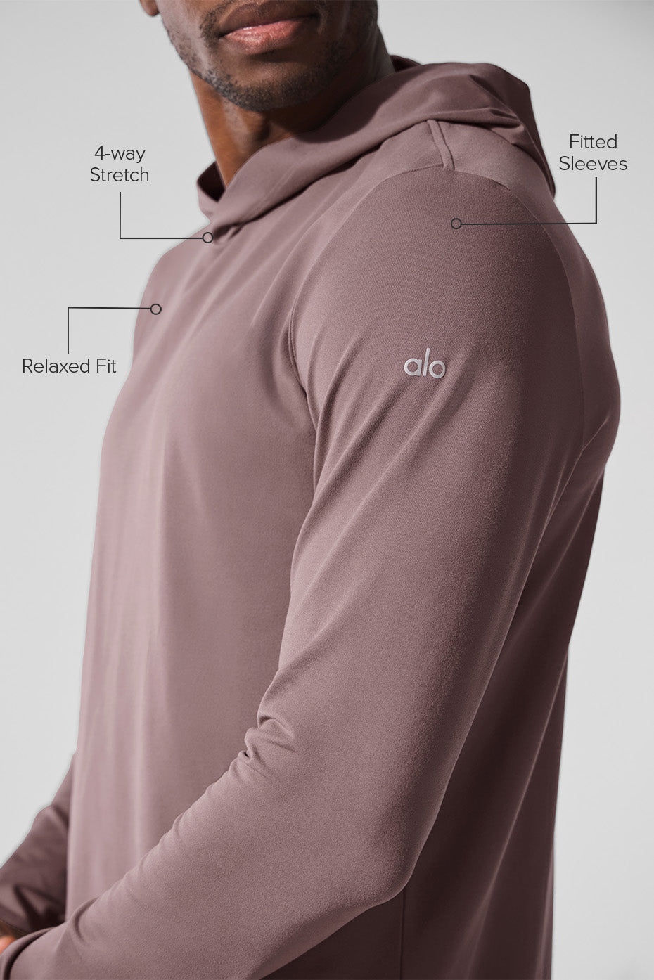 Conquer Reform Long Sleeve With Hood - Mushroom